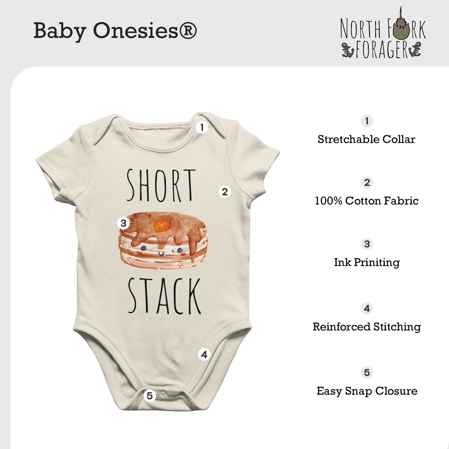 A Recipe For Joy Bake Something Baking - Baby Boy Girl Clothes Bodysuit Funny Cute Newborn-3