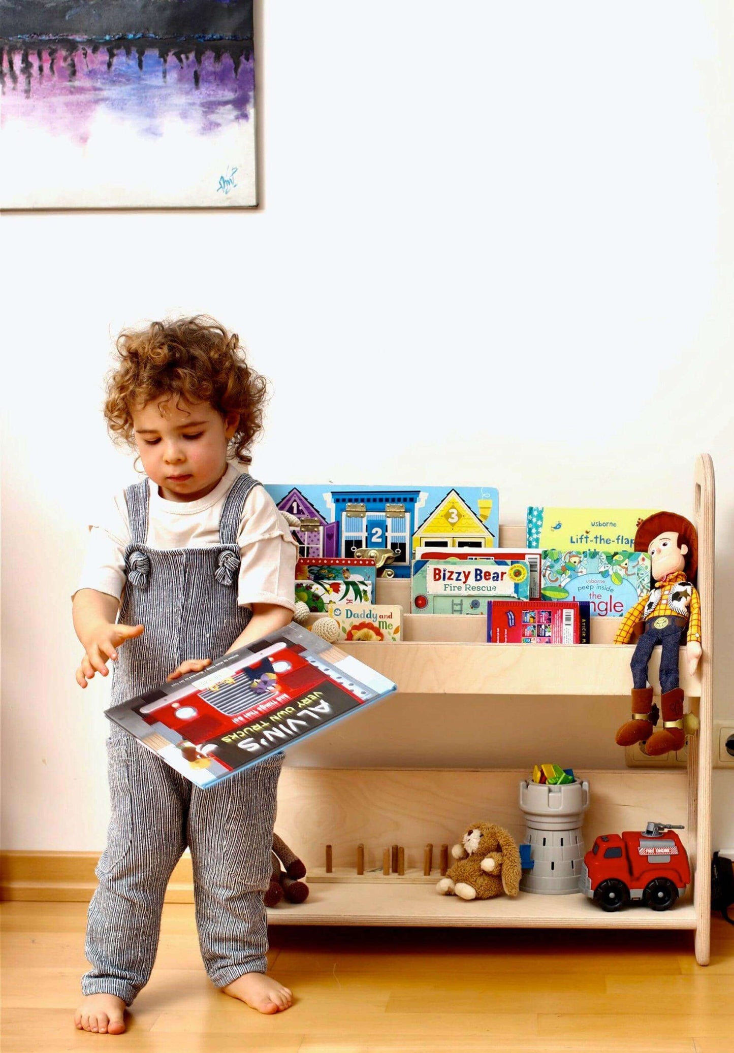 Wooden Bookshelf / Large Size-4