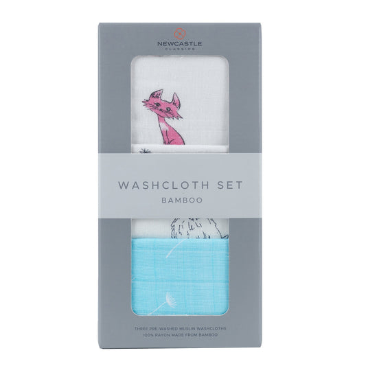 Dandelions Bamboo Washcloth Set 3PK-0